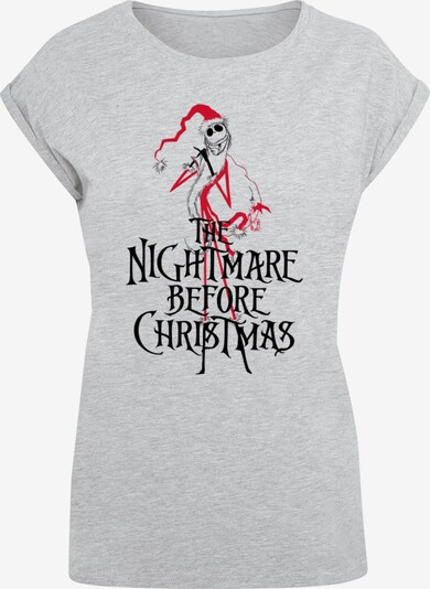 Maglietta 'The Nightmare Before Christmas - Santa' ABSOLUTE CULT di colore grigio sfumato / rosso / nero, Visualizzazione prodotti