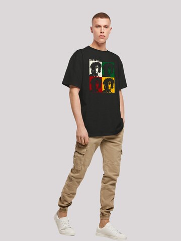 F4NT4STIC Shirt 'Bob Marley' in Zwart