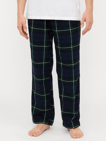 Abercrombie & Fitch Spodnie od piżamy w kolorze niebieski: przód