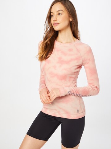 Smartwool Base Layer in Pink: front