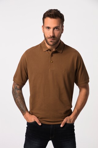 JP1880 Shirt in Bruin: voorkant