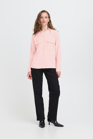 ICHI Bluse 'SOFFIE LS' in Pink