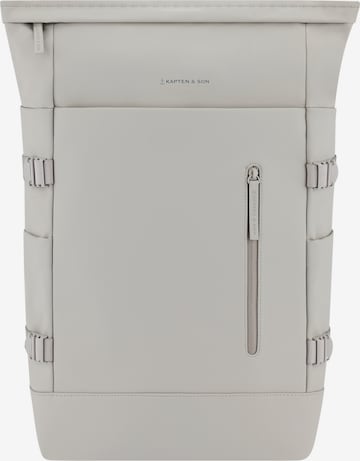 Kapten & Son Rucksack 'Helsinki Pro' in Grau: Vorderseite