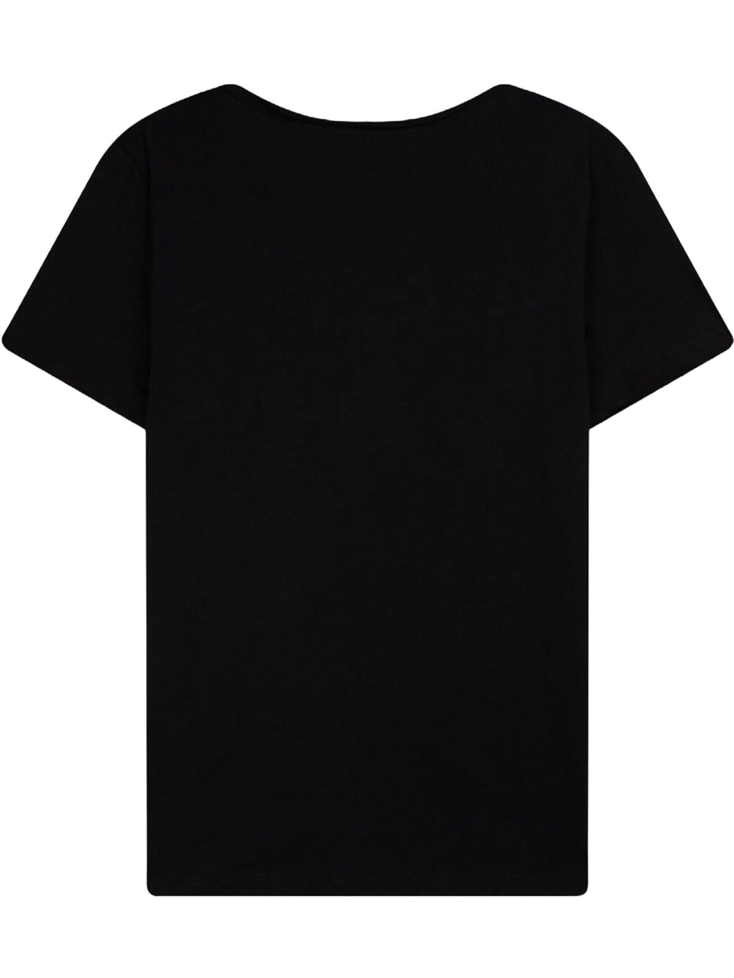 Maglietta 'Basic Crew Neck T-Shirt' di LTB Jeans in nero: frontale