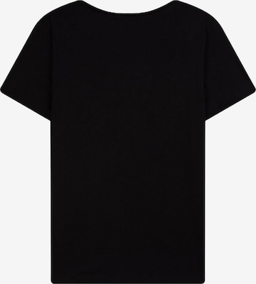 Maglietta 'Basic Crew Neck T-Shirt' di LTB Jeans in nero: frontale