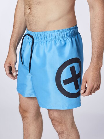 CHIEMSEE Athletic Swim Trunks in Blue