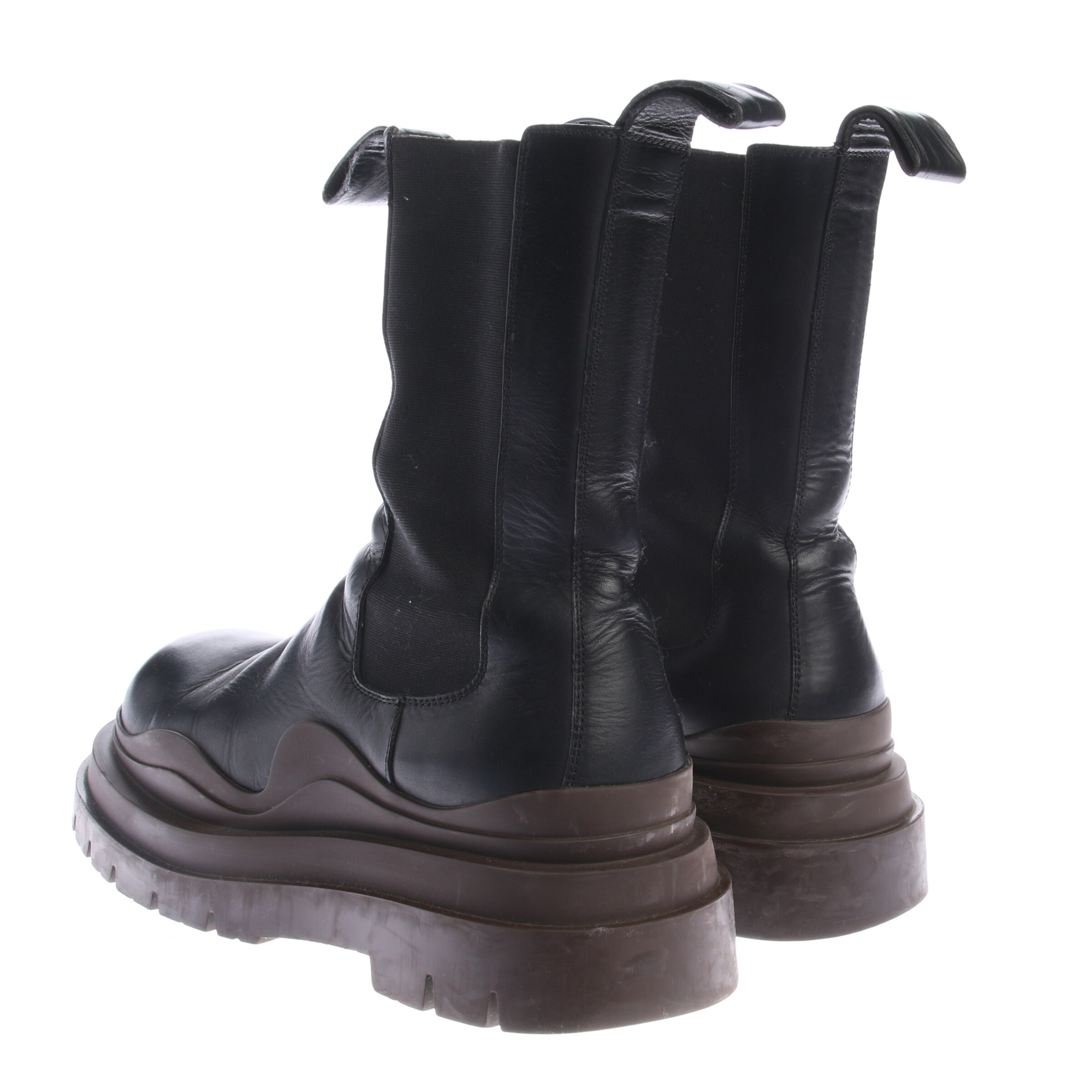 Bottega Veneta Anke & Mid-Calf Boots in 43 in Black