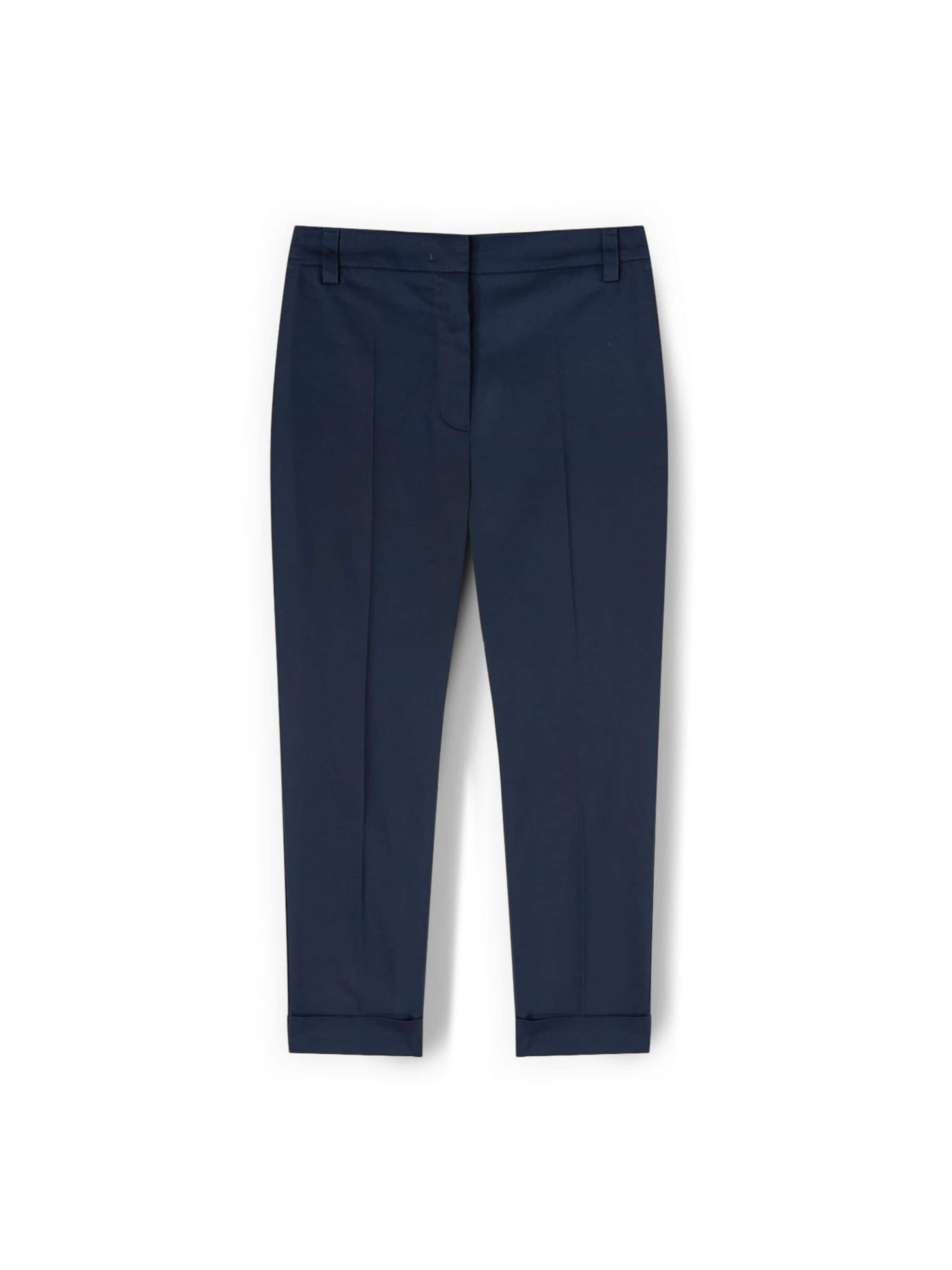 MOTIVI Slim fit Trousers in Blue: front