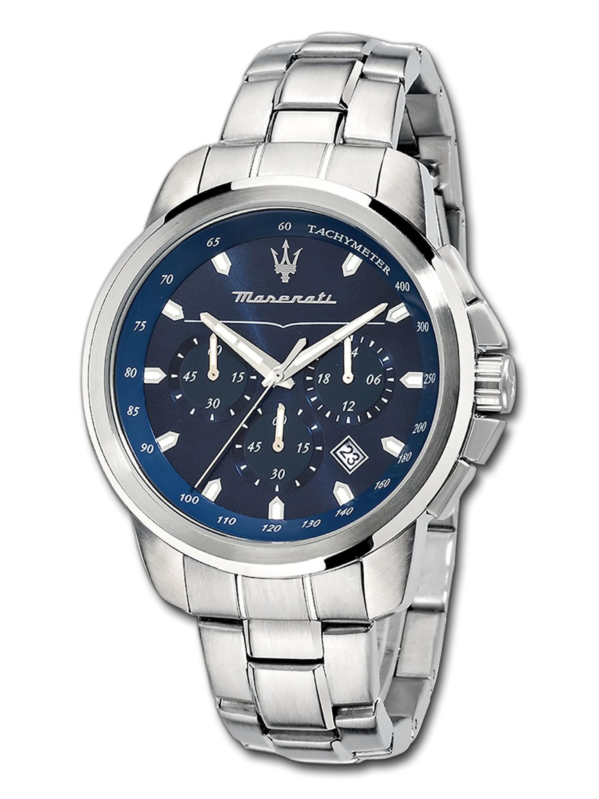 Maserati Analog watch in Silver: front
