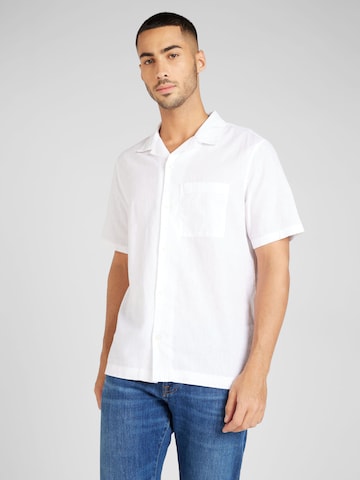 GAP - Ajuste regular Camisa en blanco: frente