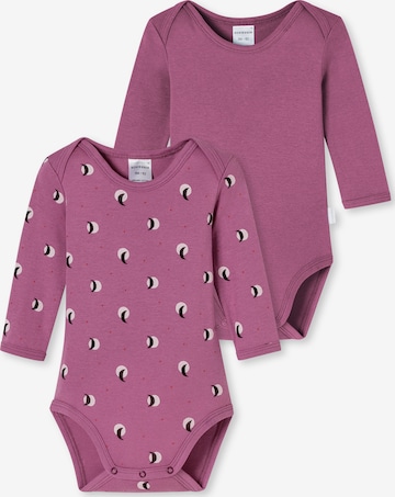 Barboteuse / body 'Natural Love' SCHIESSER en violet : devant