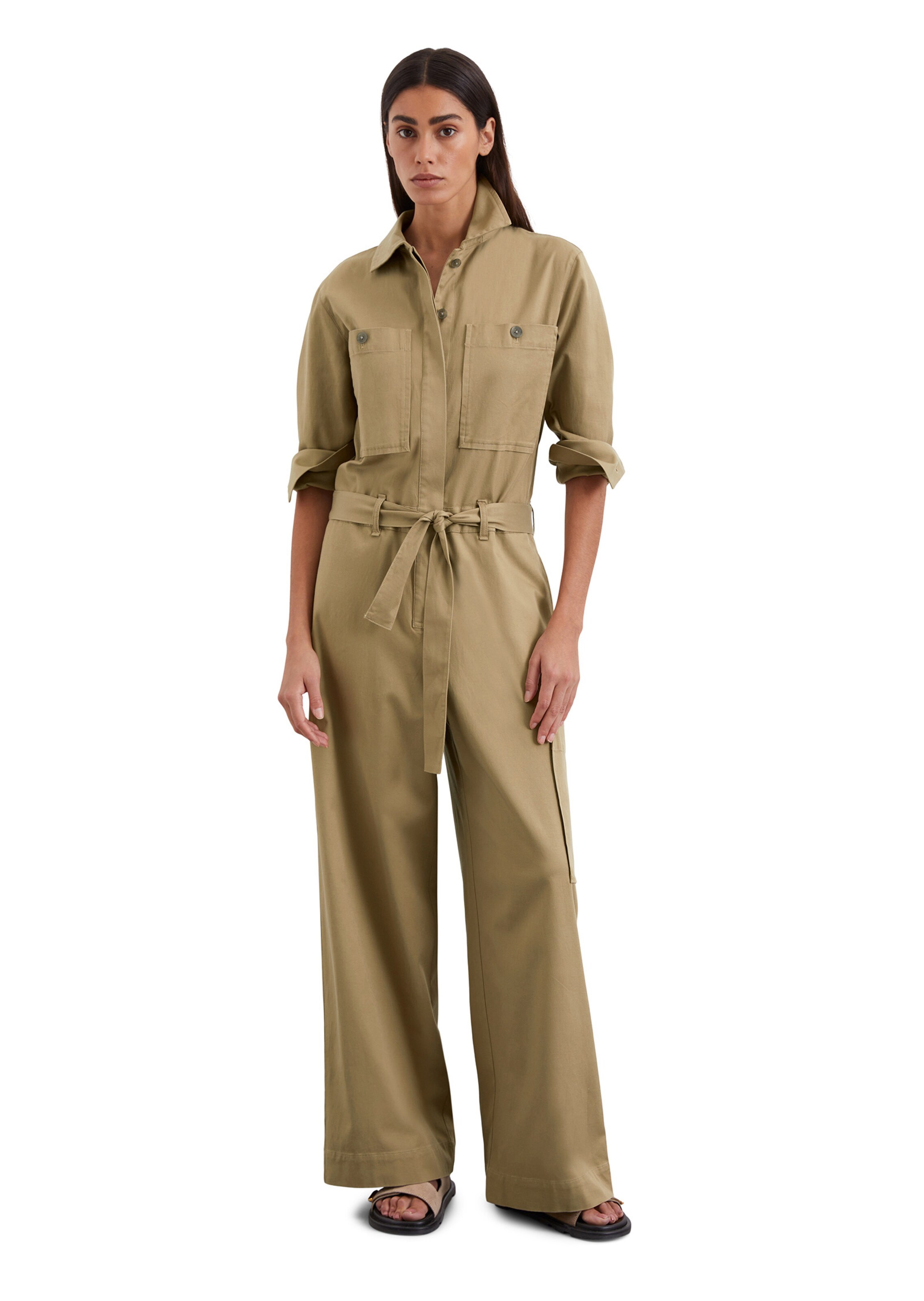 Marc O'Polo Jumpsuit in Beige: Vorderseite