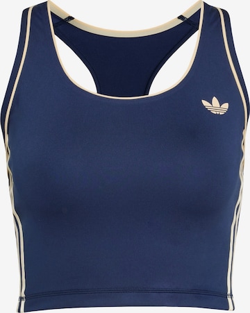 Top sportivo di ADIDAS PERFORMANCE in blu: frontale