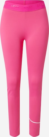 HUGO Red Skinny Leggings 'Nicago' in Pink: front