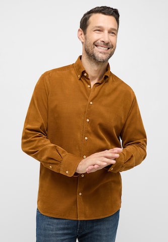 ETERNA Regular fit Overhemd in Beige: voorkant
