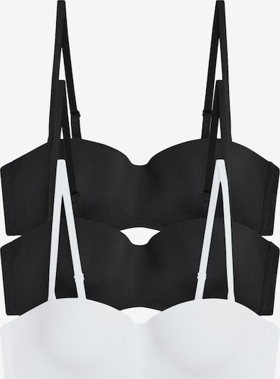 The Set Soutien-gorge en 70/A en noir / blanc, Vue avec produit