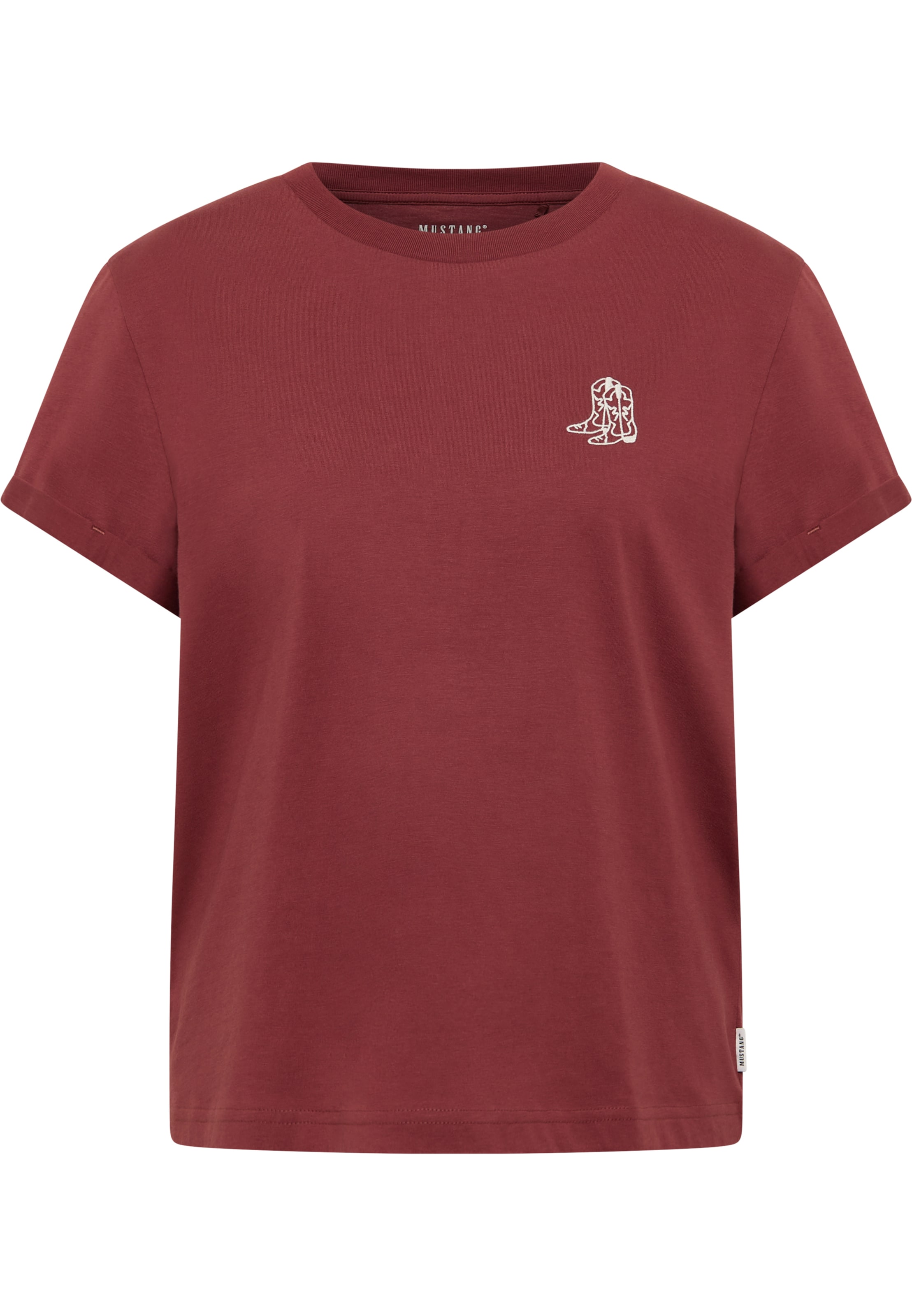 MUSTANG Shirt 'Monroe' in Rot: Vorderseite