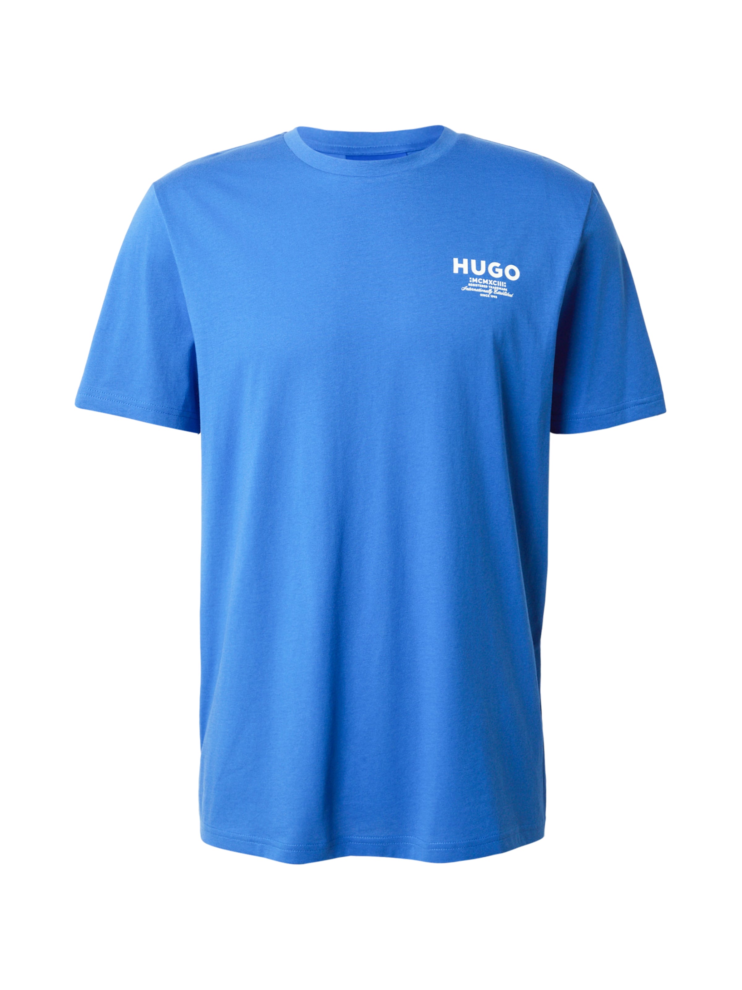 HUGO Shirt 'Nesptee' in Blue: front