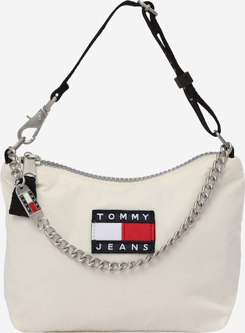 Tommy Jeans - Mala de ombro em branco: frente