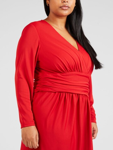 Lauren Ralph Lauren Plus Kleid 'RUTHMAY' in Rot