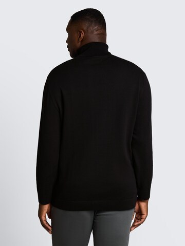 TOM TAILOR Men + Sweater in Black