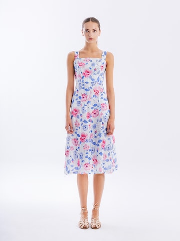Robe Haris Cotton en blanc