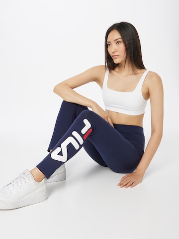 FILA Skinny Leggings in Blauw