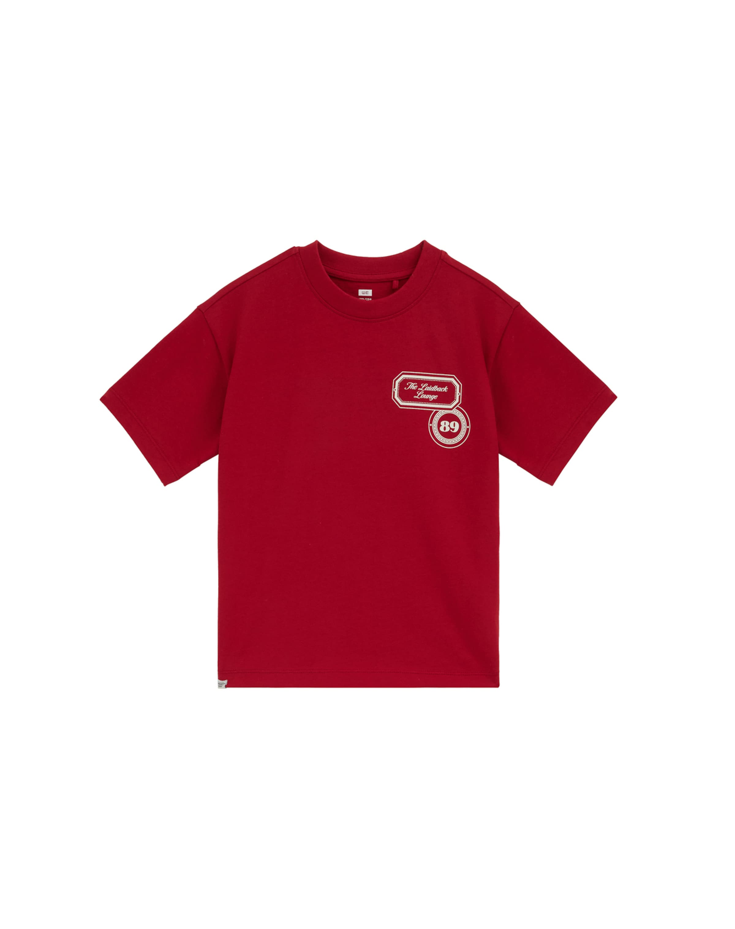 WE Fashion - Camiseta en rojo: frente
