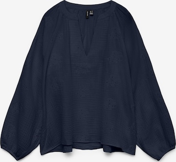 Chemisier 'VMNatali' VERO MODA en bleu : devant