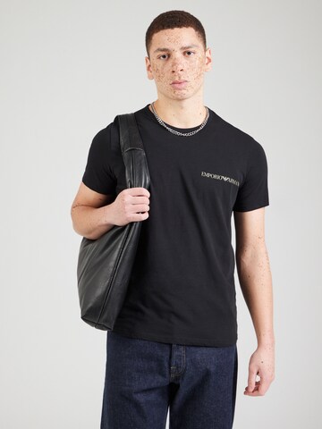 Maglietta di Emporio Armani in nero: frontale