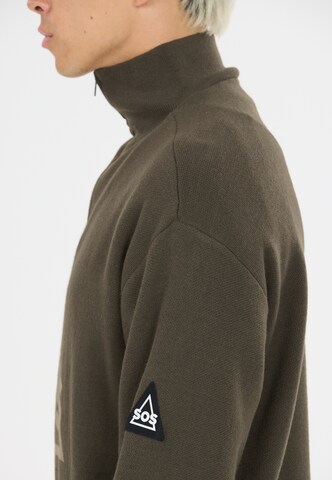 SOS Pullover 'Tignes' in Schwarz