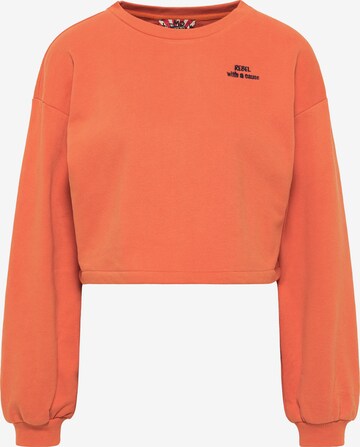 myMo ROCKS Sweatshirt in Orange: front