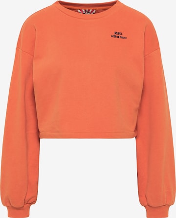 myMo ROCKSSweater majica - narančasta boja: prednji dio
