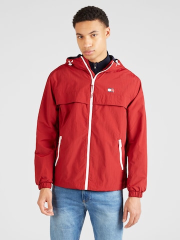 Tommy Jeans Between-season jacket 'CHICAGO' in Red: front