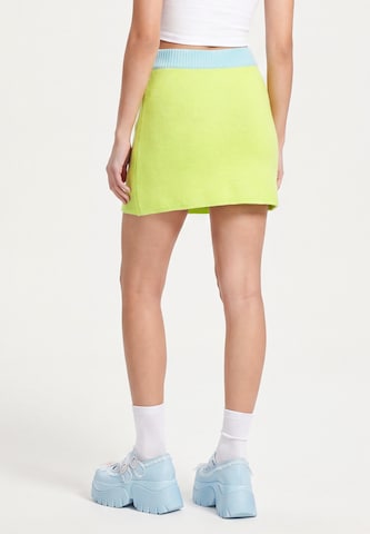 MYMO - Saia 'Young Fashion' em verde