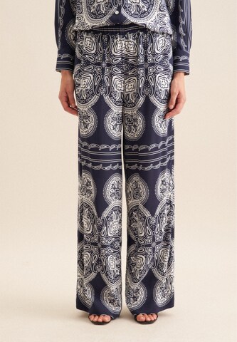 Regular Pantalon 'Schwarze Rose' SEIDENSTICKER en bleu : devant