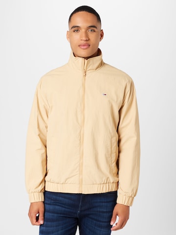 Tommy Jeans Between-Season Jacket in Beige: front