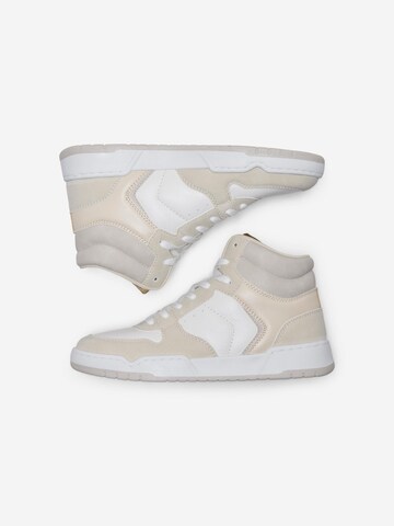 ONLY Sneakers hoog 'Swift' in Beige