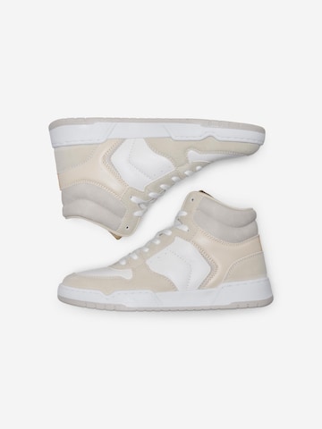 ONLY - Zapatillas deportivas altas 'Swift' en beige