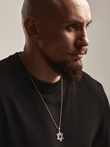 REYTEL Anhänger 'THE JEWISH STAR' in Silber: Vorderseite