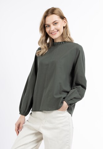 DreiMaster Vintage Блуза в зелено: отпред