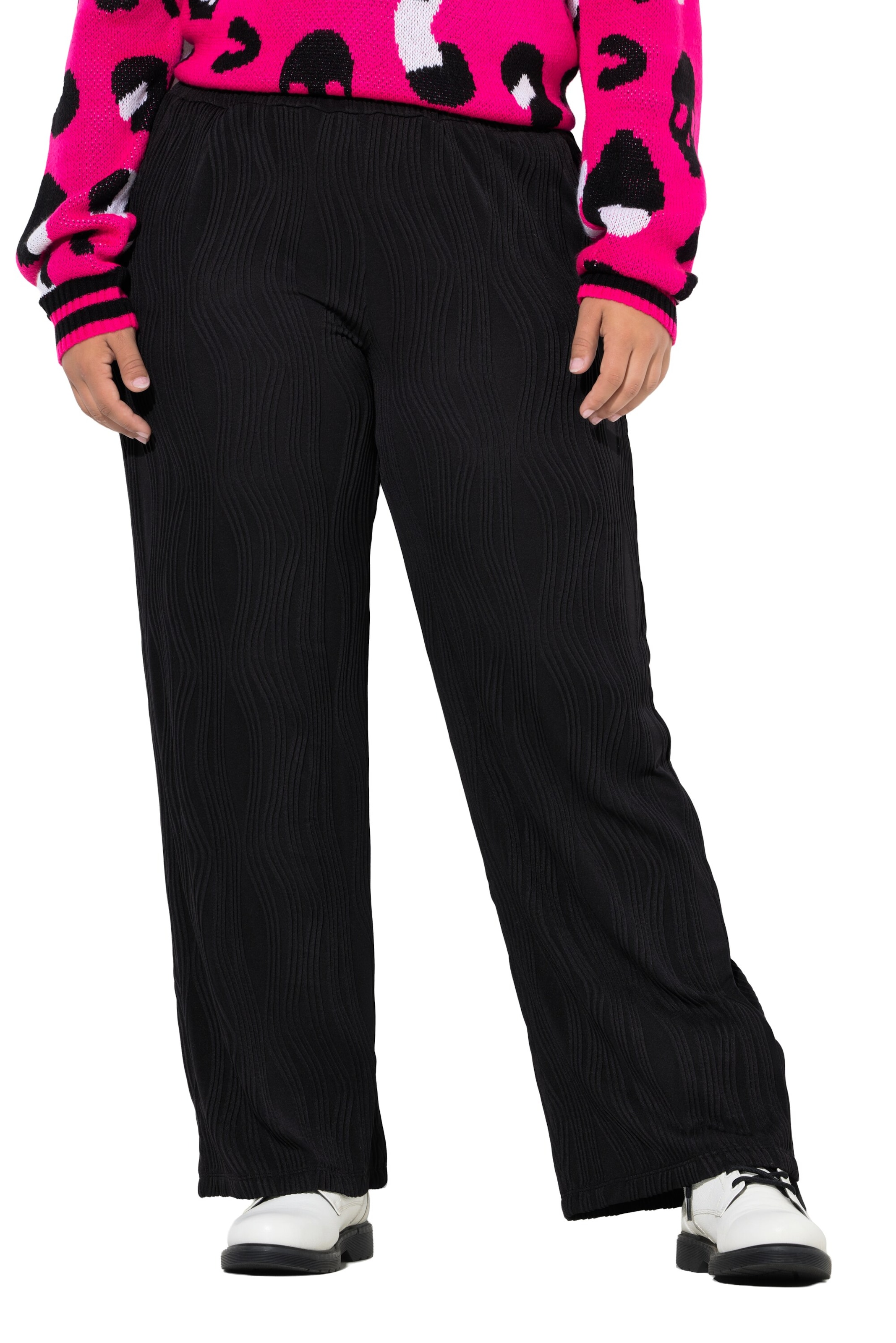 Angel of Style Loosefit Broek in Zwart: voorkant