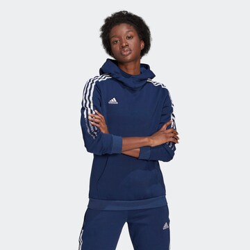 Sweat de sport 'Tiro 21 Sweat' ADIDAS SPORTSWEAR en bleu : devant