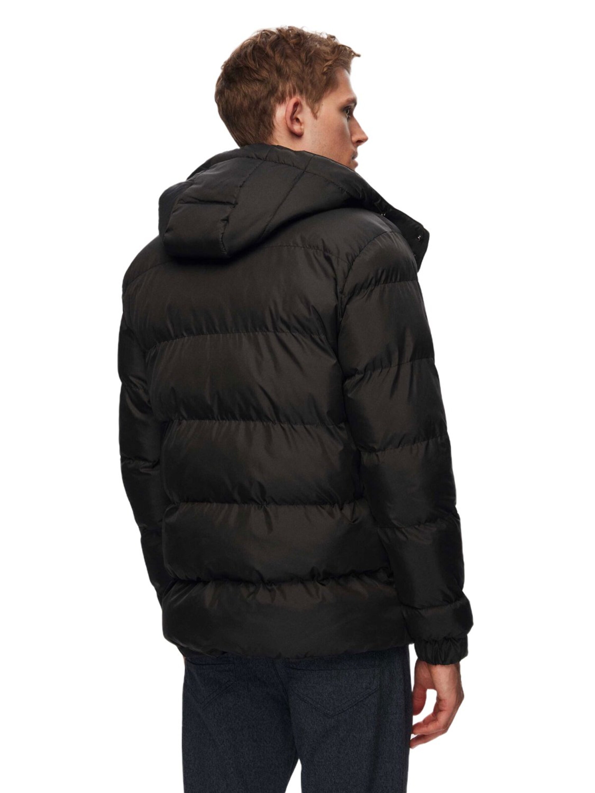 D’S Damat Winterjas in Zwart