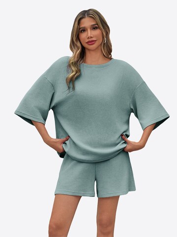 Imily Bela - Traje de pantalón en azul: frente