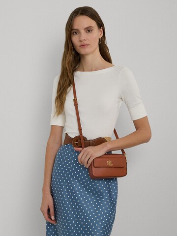 Lauren Ralph Lauren - Mala de ombro em castanho