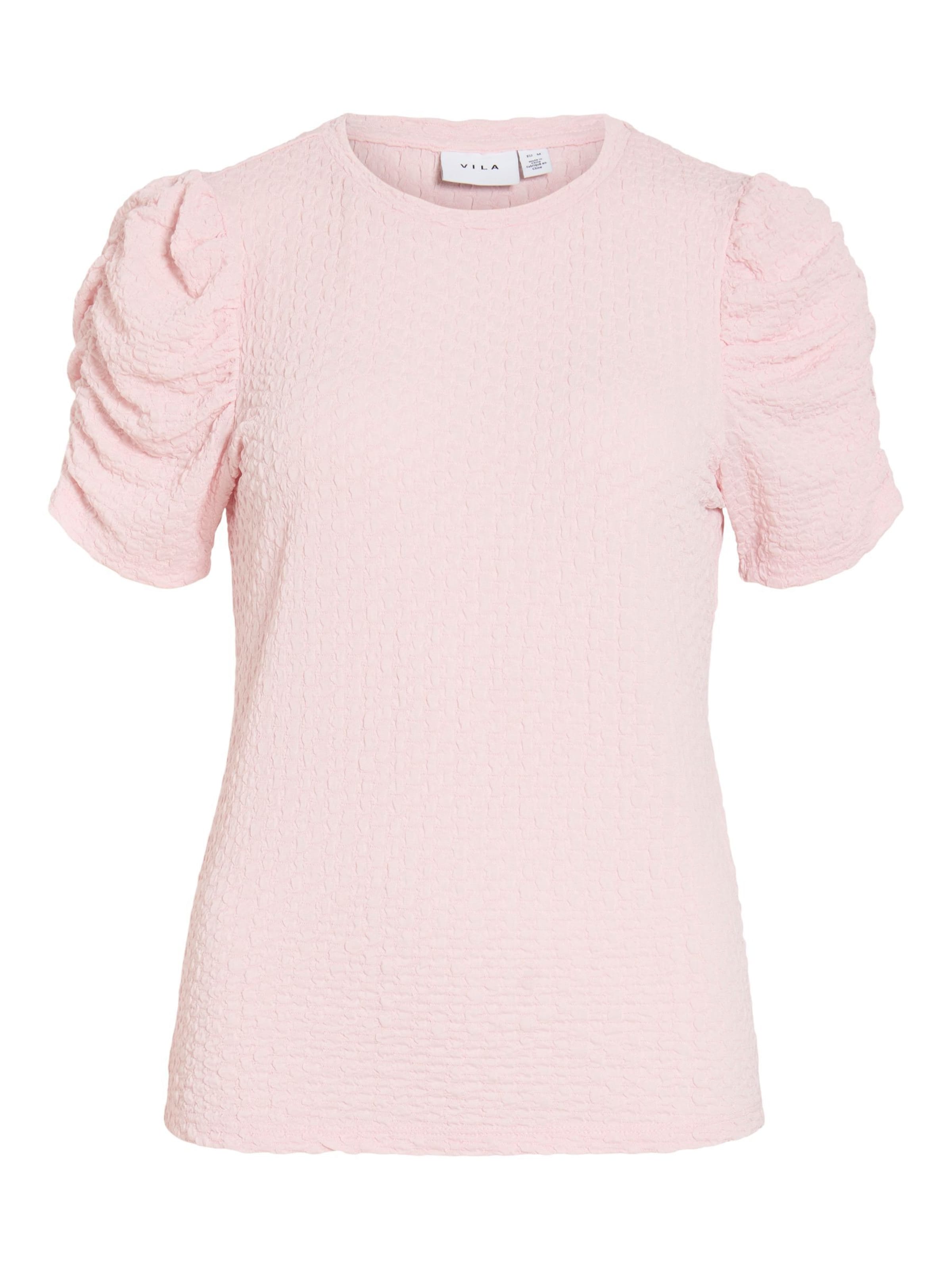 VILA Blouse 'VIAnine' in Pink: front