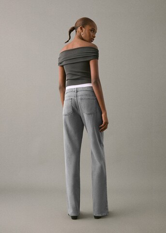 MANGO TEEN Regular Jeans 'Strasstg' in Grau