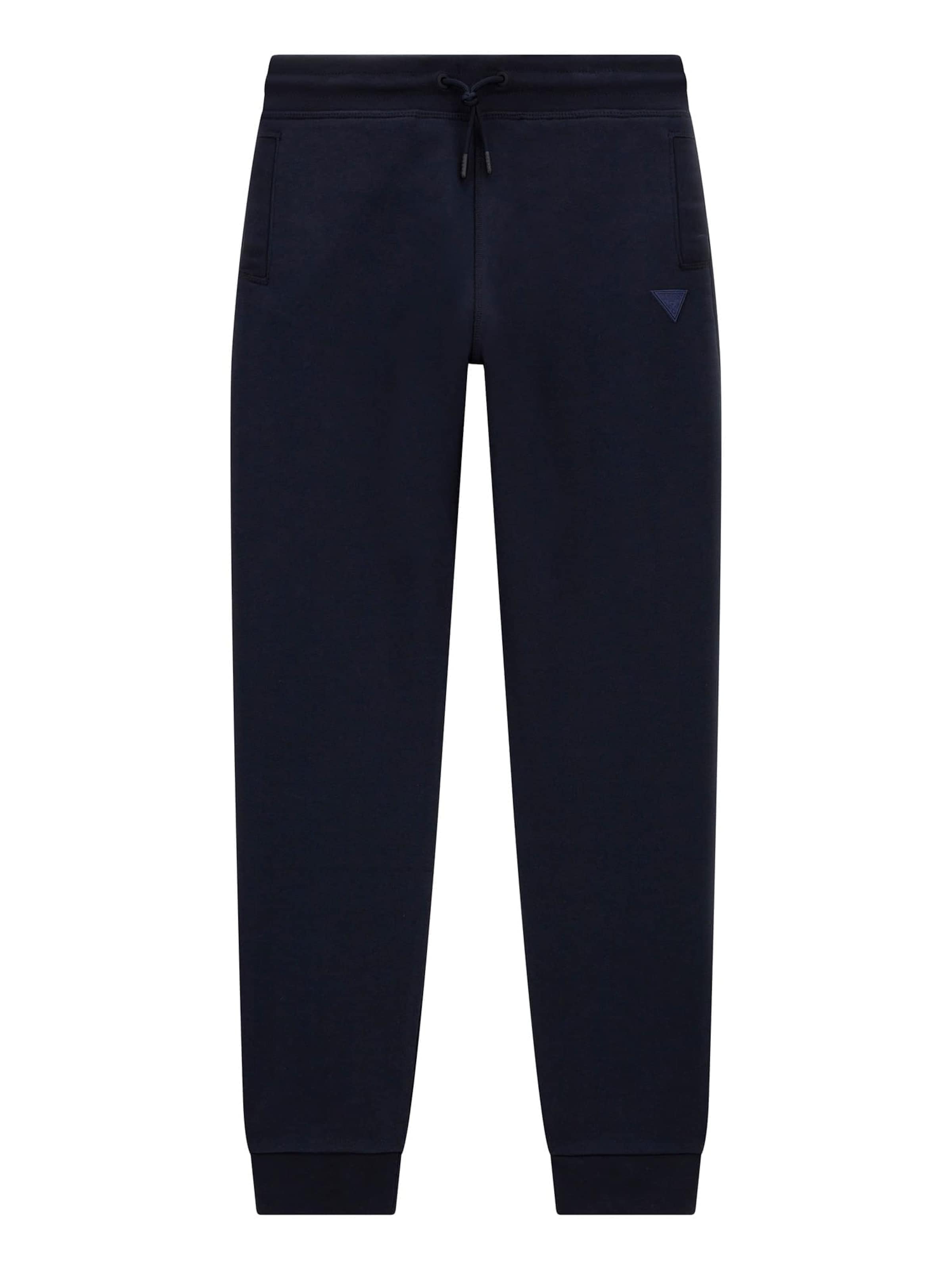 GUESS Tapered Pants in Blue: front