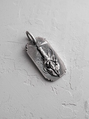 REYTEL Pendant 'LIGHTHOUSE' in Silver: front